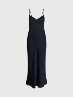 Calvin Klein Nuisette Slim Midi En Satin -Pas Cher Calvin Klein Magasin K20K205228 BEH alternate4