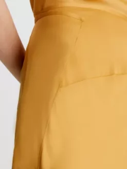 Calvin Klein Jupe Longue Slim En Satin -Pas Cher Calvin Klein Magasin K20K205230 KBH alternate2