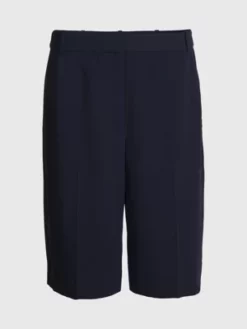 Calvin Klein Short En Sergé De Polyester Recyclé -Pas Cher Calvin Klein Magasin K20K205242 BEH alternate4