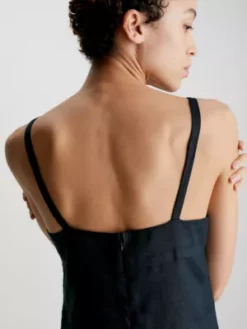 Calvin Klein Nuisette Slim En Lin -Pas Cher Calvin Klein Magasin K20K205250 BEH alternate3