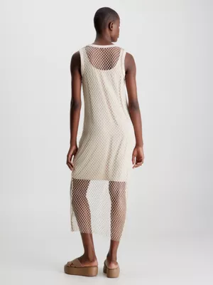 Calvin Klein Débardeur Filet Superposé 4 Calvin Klein Débardeur Filet Superposé – Image 2