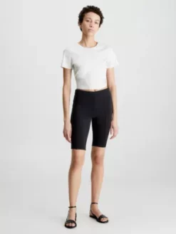 Calvin Klein Short Motard Skinny 10 Calvin Klein Short Motard Skinny -Pas Cher Calvin Klein Magasin K20K205256 BEH alternate3
