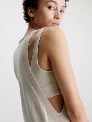 Calvin Klein Robe-débardeur En Soie Mélangée 5 Calvin Klein Robe-débardeur En Soie Mélangée – Image 3