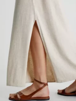 Calvin Klein Robe-débardeur En Soie Mélangée 10 Calvin Klein Robe-débardeur En Soie Mélangée -Pas Cher Calvin Klein Magasin K20K205271 ACN alternate3