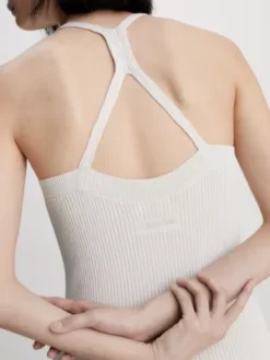 Calvin Klein Nuisette Slim Côtelée Et Ajustée -Pas Cher Calvin Klein Magasin K20K205273 ADA alternate3