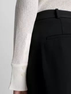 Calvin Klein Chemise Skinny Côtelée En Crêpe 9 Calvin Klein Chemise Skinny Côtelée En Crêpe -Pas Cher Calvin Klein Magasin K20K205309 YAT alternate2