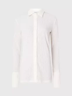 Calvin Klein Chemise Skinny Côtelée En Crêpe 11 Calvin Klein Chemise Skinny Côtelée En Crêpe -Pas Cher Calvin Klein Magasin K20K205309 YAT alternate4