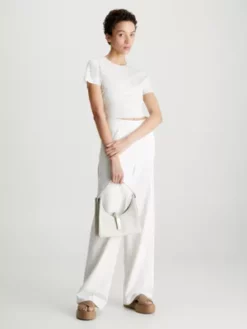 Calvin Klein Haut Dos-nu Slim En Scuba -Pas Cher Calvin Klein Magasin K20K205314 ADA alternate3