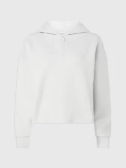 Calvin Klein Sweat-shirt à Capuche Relaxed Zippé En Scuba -Pas Cher Calvin Klein Magasin K20K205333 ADA alternate4