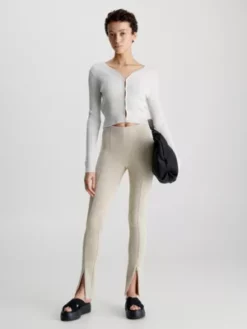 Calvin Klein Legging Technique Skinny En Maille -Pas Cher Calvin Klein Magasin K20K205357 ACN alternate3