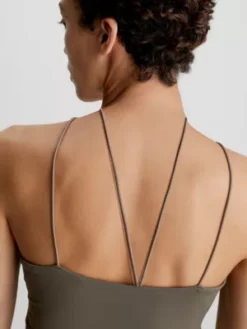 Calvin Klein Nuisette Slim En Jersey à Bretelles -Pas Cher Calvin Klein Magasin K20K205424 PF7 alternate3