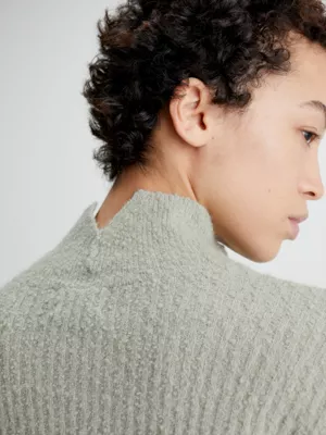 Calvin Klein Pull Relaxed En Maille Flammée 5 Calvin Klein Pull Relaxed En Maille Flammée – Image 3