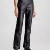 Calvin Klein Pantalon Slim En Cuir