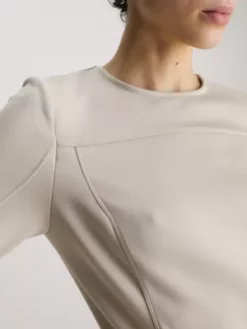 Calvin Klein MIni-robe Slim Technique En Maille -Pas Cher Calvin Klein Magasin K20K205513 ACN alternate2