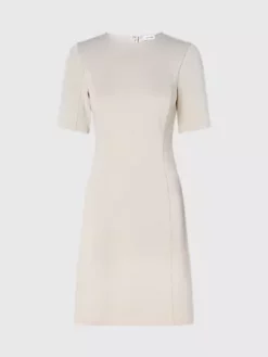 Calvin Klein MIni-robe Slim Technique En Maille -Pas Cher Calvin Klein Magasin K20K205513 ACN alternate4