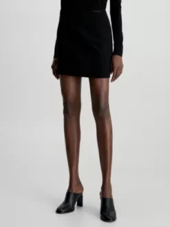 Calvin Klein Mini-jupe En Crêpe élastique