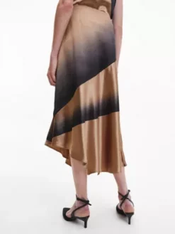 Calvin Klein Jupe Asymétrique Avec Imprimé Ombre 10 Calvin Klein Jupe Asymétrique Avec Imprimé Ombre -Pas Cher Calvin Klein Magasin K20K205522 0HD alternate2