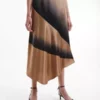 Calvin Klein Jupe Asymétrique Avec Imprimé Ombre -Pas Cher Calvin Klein Magasin K20K205522 0HD main