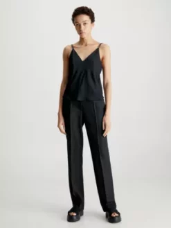 Calvin Klein Débardeur En Polyester Recyclé -Pas Cher Calvin Klein Magasin K20K205543 BEH alternate3