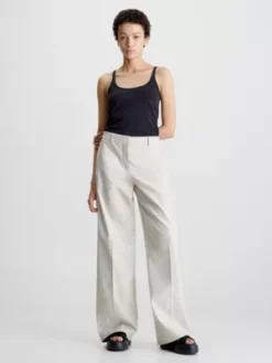 Calvin Klein Débardeur Slim En Jersey -Pas Cher Calvin Klein Magasin K20K205545 BEH alternate3