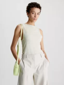 Calvin Klein DĂ©bardeur Slim En CrĂȘpe De Jersey