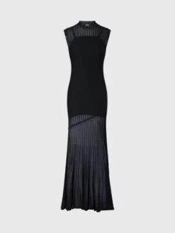 Calvin Klein Robe Ottomane Transparente -Pas Cher Calvin Klein Magasin K20K205555 BEH alternate4