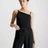Calvin Klein Haut Asymétrique Skinny Côtelé -Pas Cher Calvin Klein Magasin K20K205571 BEH main