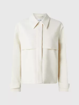 Calvin Klein Chemise Veste En Crêpe De Viscose 7 Calvin Klein Chemise Veste En Crêpe De Viscose – Image 5