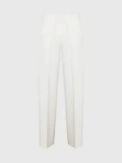 Calvin Klein Pantalon Jambe Large Relaxed En Crêpe -Pas Cher Calvin Klein Magasin K20K205585 YAT alternate4