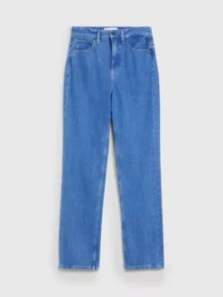 Calvin Klein Jean Straight High Rise Longueur Cheville -Pas Cher Calvin Klein Magasin K20K205607 1A4 alternate4