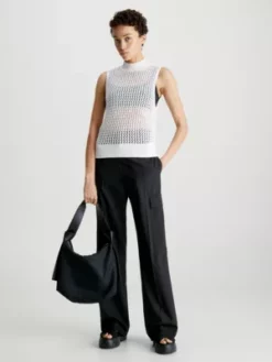 Calvin Klein Débardeur Ajouré 10 Calvin Klein Débardeur Ajouré -Pas Cher Calvin Klein Magasin K20K205608 YAF alternate3