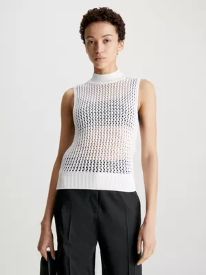 Calvin Klein Débardeur Ajouré 3 Calvin Klein Débardeur Ajouré