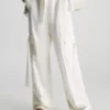 Calvin Klein Pantalon Cargo Jambe Large En Satin -Pas Cher Calvin Klein Magasin K20K205625 YAT main