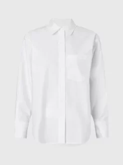 Calvin Klein Chemise Relaxed Grande Taille En Satin -Pas Cher Calvin Klein Magasin K20K205659 YAF alternate4