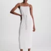 Calvin Klein Robe Nuisette En Crêpe Mi-longue -Pas Cher Calvin Klein Magasin K20K205681 PE9 main