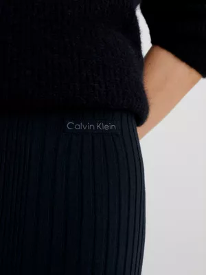 Calvin Klein Jupe Longue Slim Côtelée 5 Calvin Klein Jupe Longue Slim Côtelée – Image 3