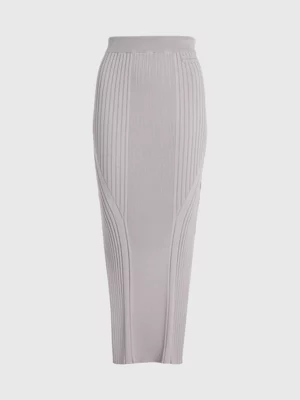 Calvin Klein Jupe Longue Slim Côtelée 7 Calvin Klein Jupe Longue Slim Côtelée – Image 5