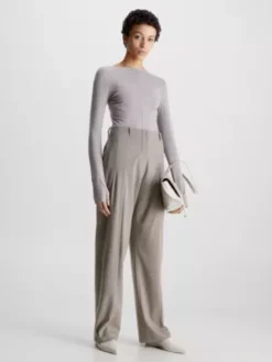 Calvin Klein Haut En Jersey élastique 10 Calvin Klein Haut En Jersey élastique -Pas Cher Calvin Klein Magasin K20K205725 PA0 alternate3