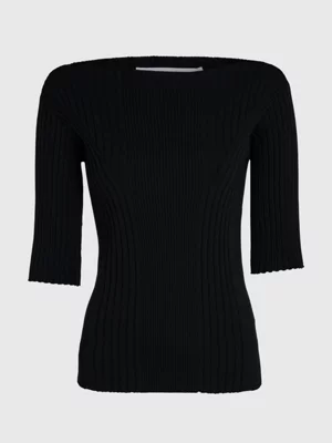 Calvin Klein Haut Slim 1/2 Manches Côtelé 7 Calvin Klein Haut Slim 1/2 Manches Côtelé – Image 5