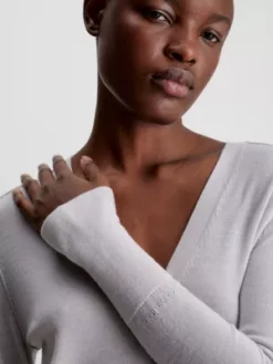 Calvin Klein Pull Slim En Laine -Pas Cher Calvin Klein Magasin K20K205778 PE9 alternate2