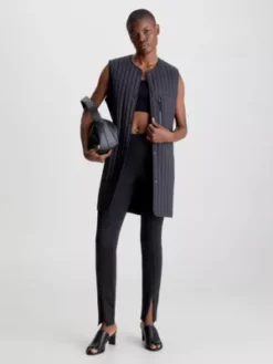 Calvin Klein Gilet à Matelassage Vertical -Pas Cher Calvin Klein Magasin K20K205825 BEH alternate3