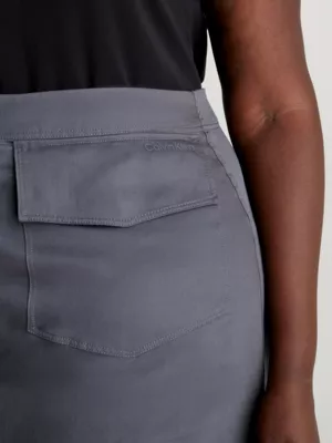Calvin Klein Jupe Droite Grande Taille Boutonnée 5 Calvin Klein Jupe Droite Grande Taille Boutonnée – Image 3
