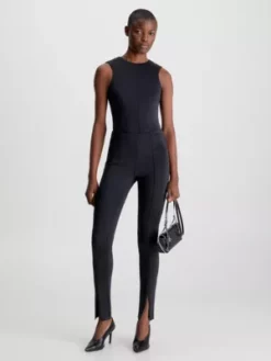 Calvin Klein Débardeur Technique Slim En Maille -Pas Cher Calvin Klein Magasin K20K205847 BEH alternate3