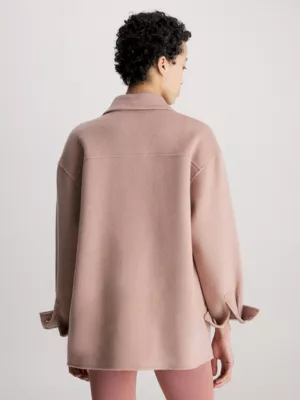 Calvin Klein Chemise Relaxed En Laine 4 Calvin Klein Chemise Relaxed En Laine – Image 2