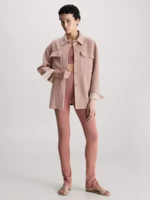 Calvin Klein Chemise Relaxed En Laine 6 Calvin Klein Chemise Relaxed En Laine – Image 4