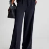 Calvin Klein Pantalon En Sergé à Taille élastique -Pas Cher Calvin Klein Magasin K20K205857 BEH main