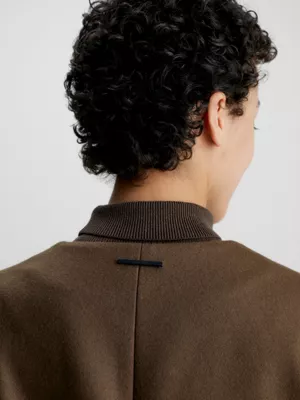 Calvin Klein Manteau Sans Col En Laine Mélangée 7 Calvin Klein Manteau Sans Col En Laine Mélangée – Image 5