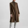 Calvin Klein Manteau Sans Col En Laine Mélangée 2 Calvin Klein Manteau Sans Col En Laine Mélangée -Pas Cher Calvin Klein Magasin K20K205934 GWY main