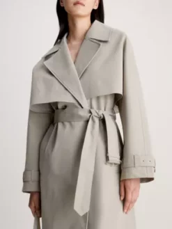 Calvin Klein Trench Oversize Contrecollé 11 Calvin Klein Trench Oversize Contrecollé -Pas Cher Calvin Klein Magasin K20K205939 AEK alternate3