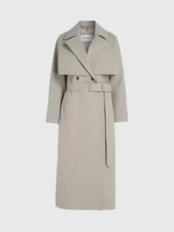 Calvin Klein Trench Oversize Contrecollé 13 Calvin Klein Trench Oversize Contrecollé -Pas Cher Calvin Klein Magasin K20K205939 AEK alternate5